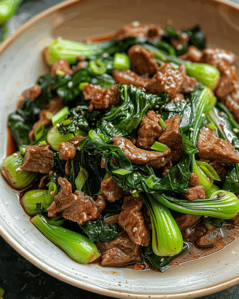 Bok Choy and Beef Stir-Fry