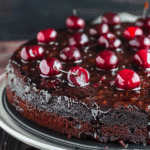 Chocolate Cherry Upside Down Cake