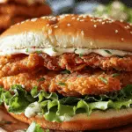 Crispy Chicken Sandwich with Garlic Mayo