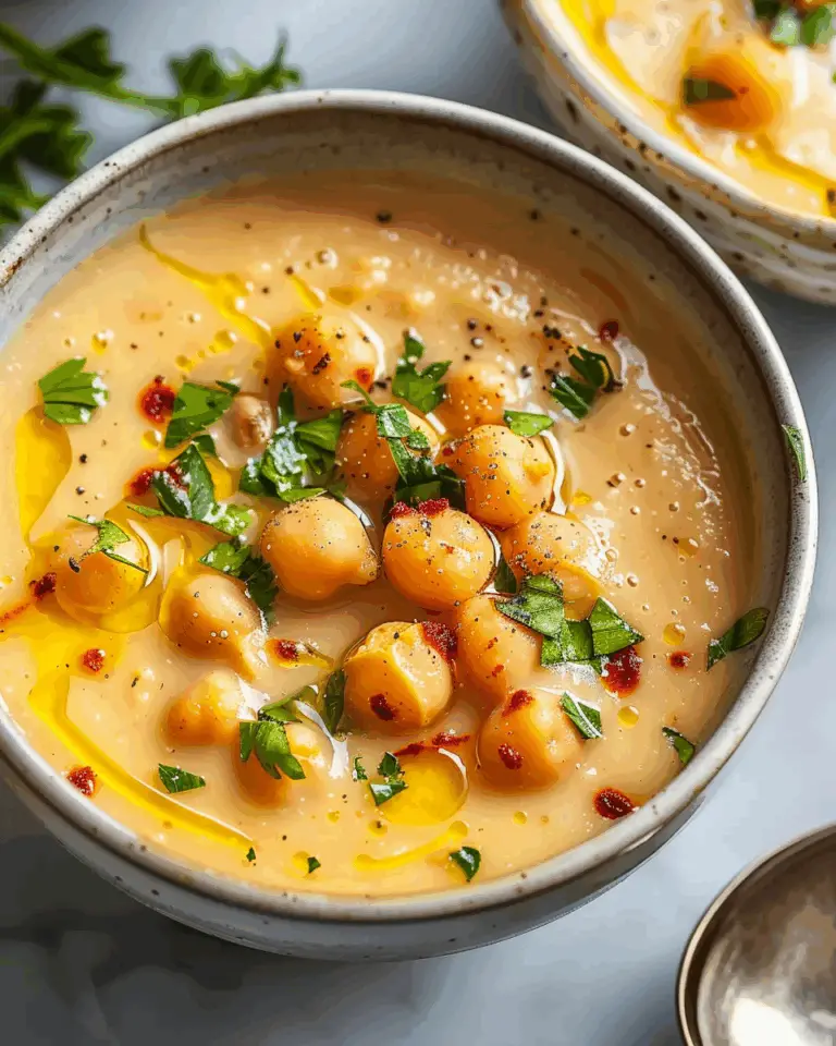 Creamy Chickpea & Potato Soup