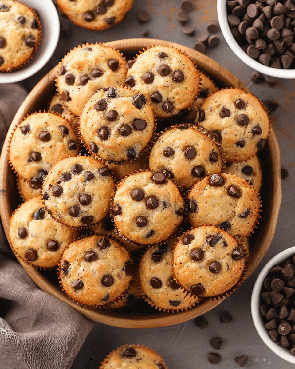 Mini Chocolate Chip Muffins