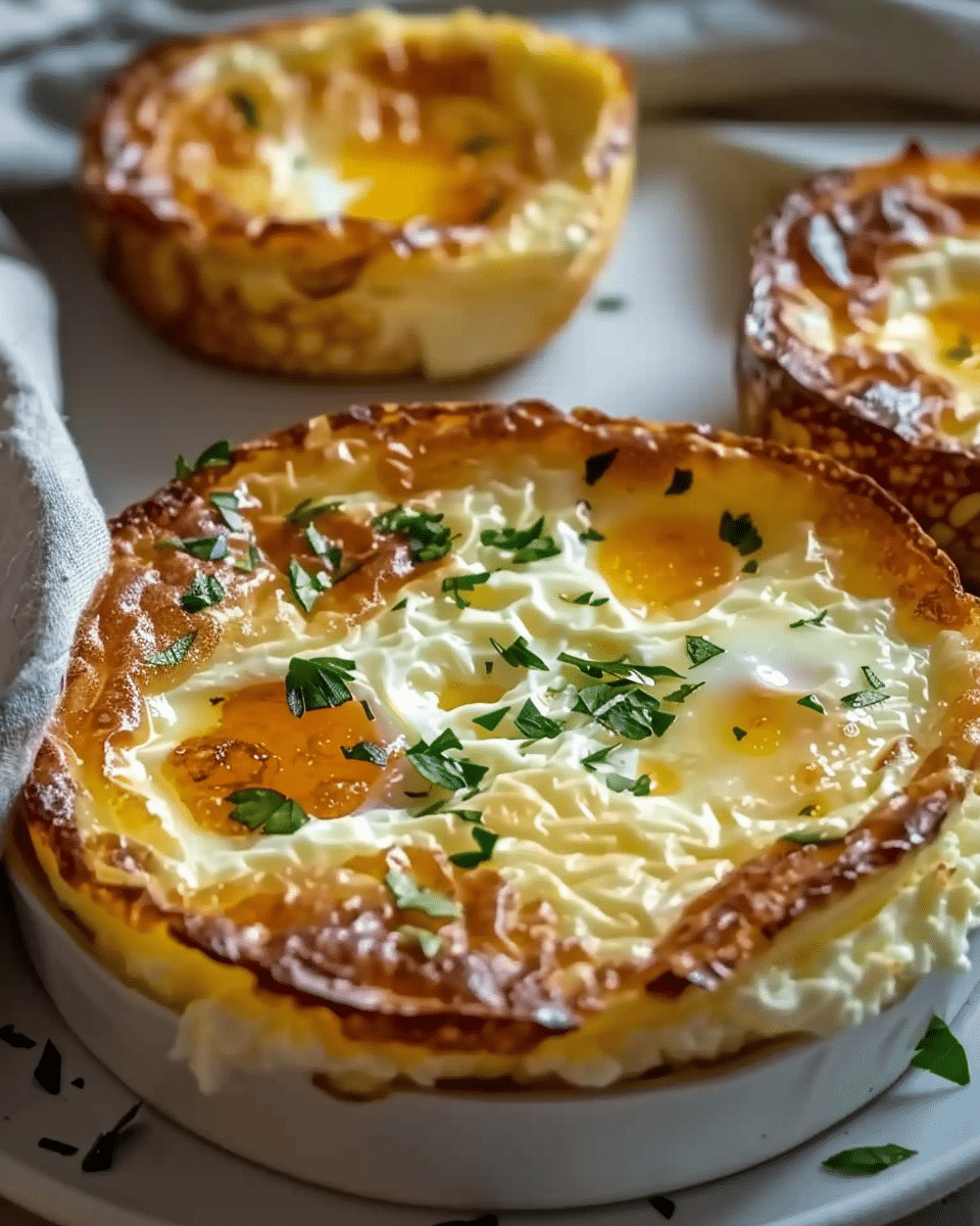 Baked Cottage Cheese Eggs