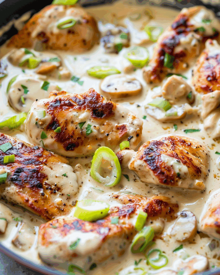 Creamy Peperoncini Chicken Skillet