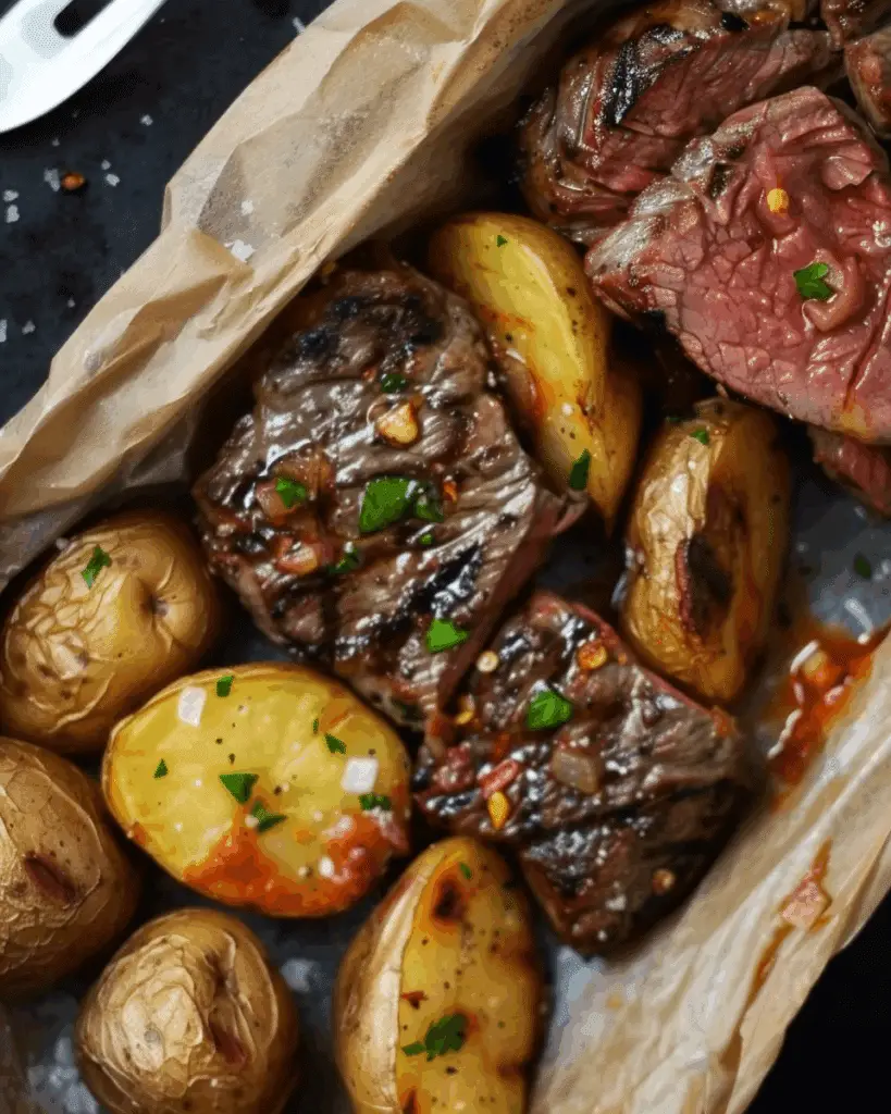 Garlic Steak & Potato Foil Packets: Easy, Flavor-Packed, No-Fuss Comfort