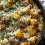 Creamy Meat & Potato Skillet