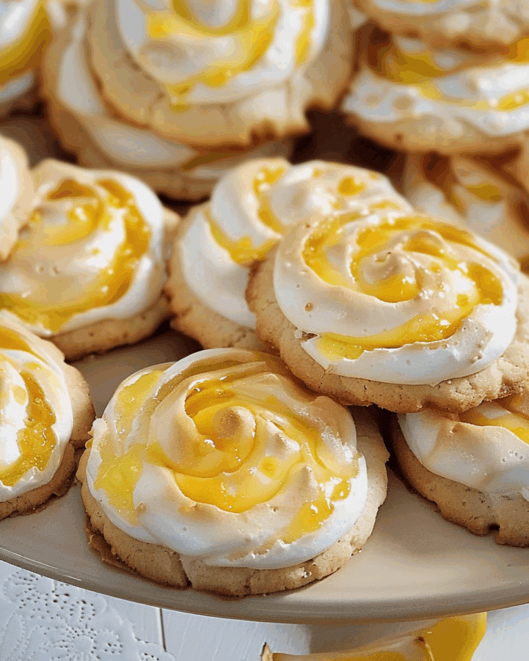 Lemon Meringue Cookies: A Bright, Buttery Showstopper