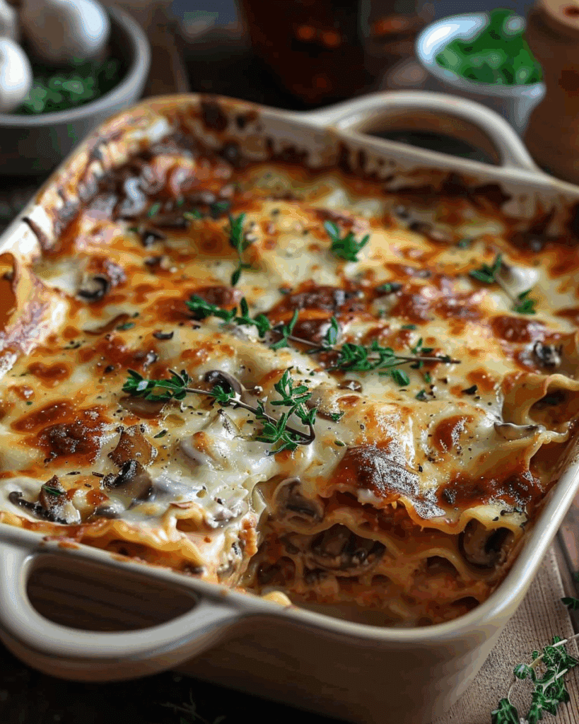 Mushroom Lasagna