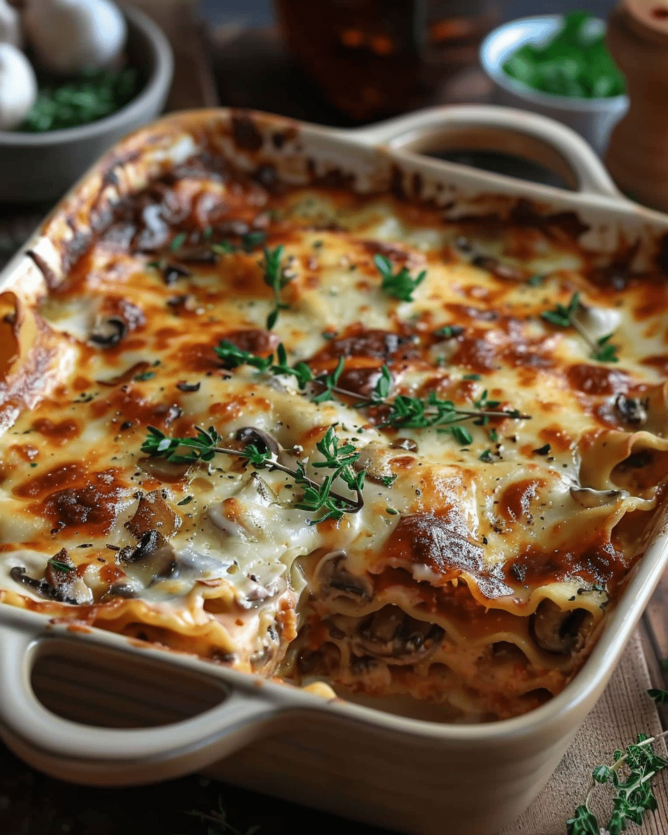 Mushroom Lasagna