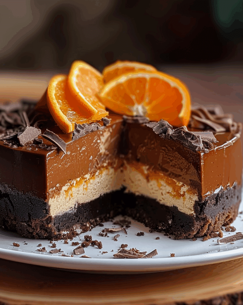 Chocolate Orange Cheesecake