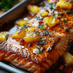 Honey Pineapple Salmon