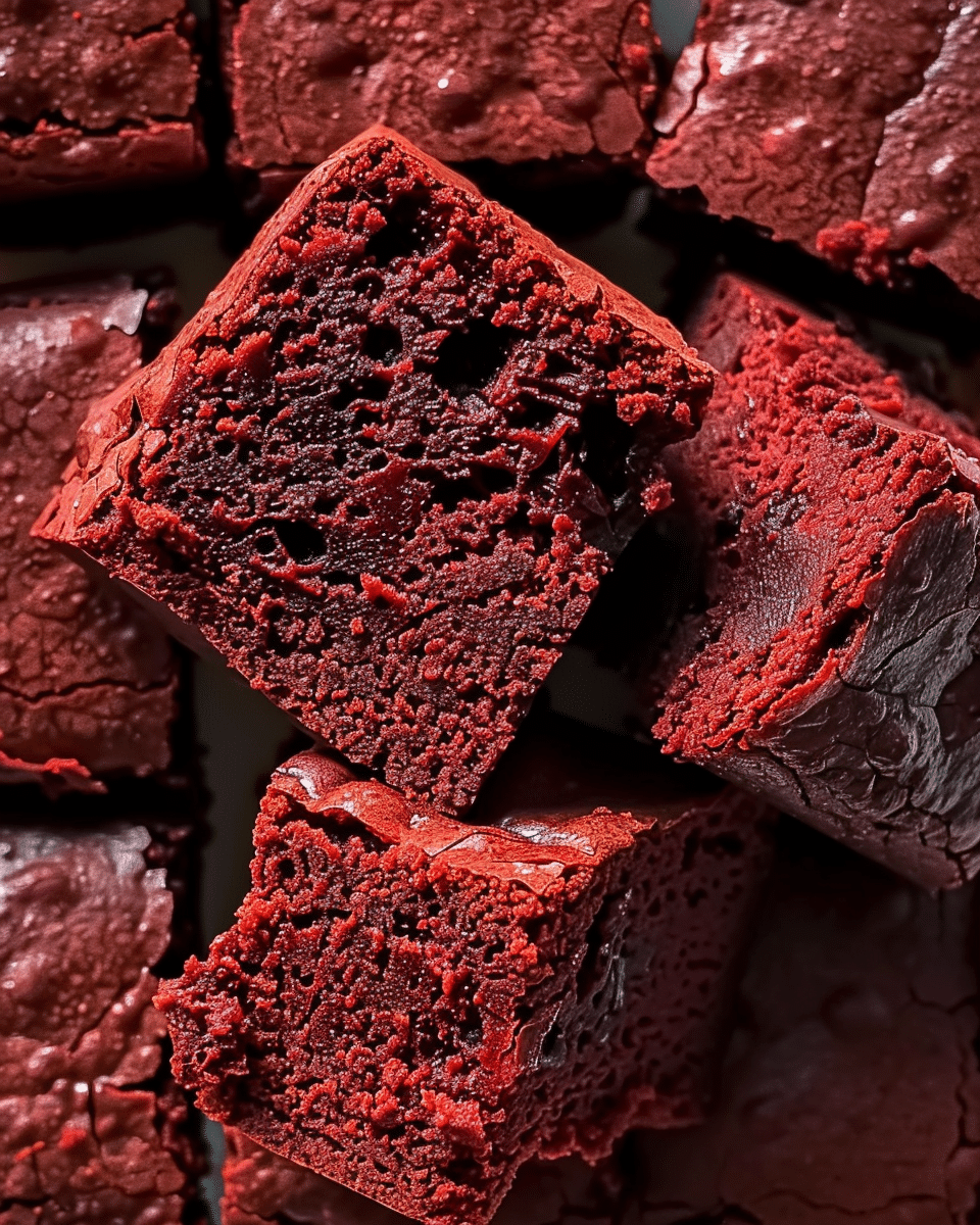 Red Velvet Brownie & Cheesecake Dip