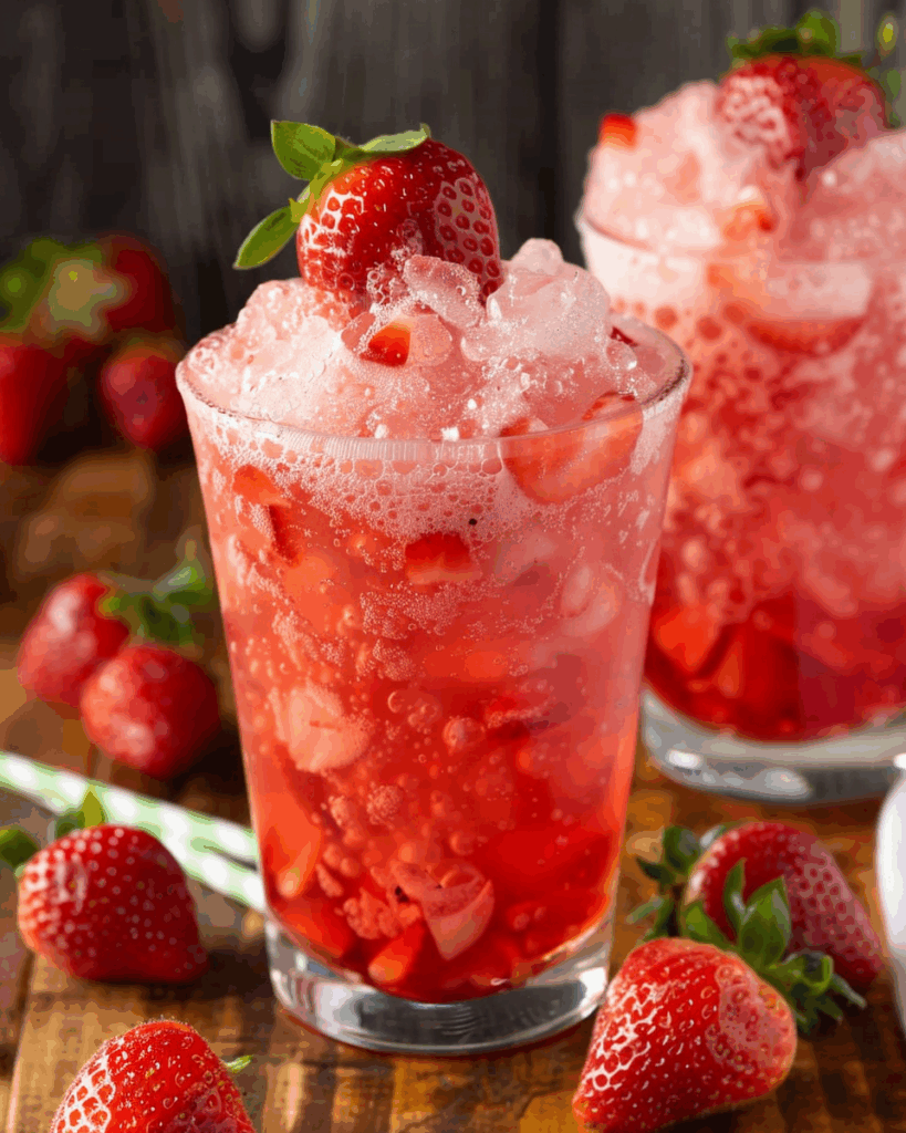 Dirty Strawberry Soda