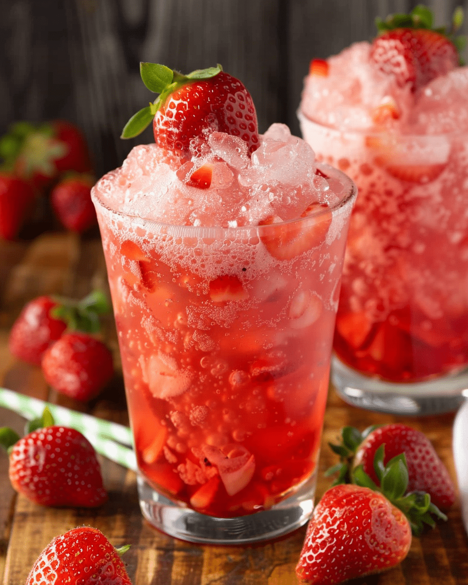 Dirty Strawberry Soda