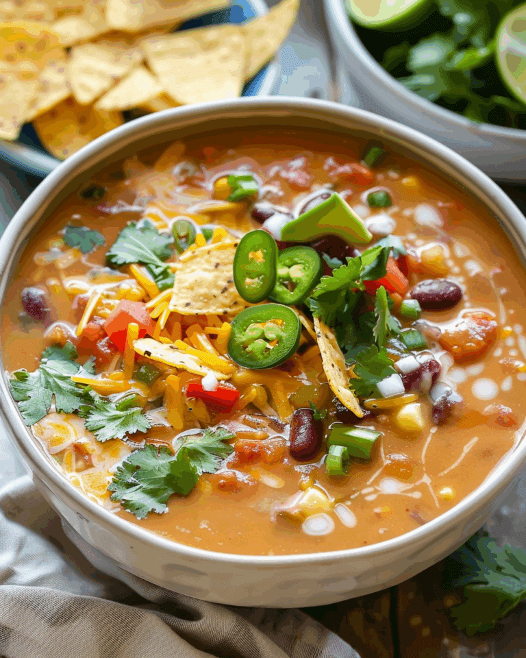 Vegetarian Tortilla Soup