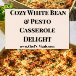 White Bean and Pesto Bake Recipe