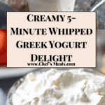 Whipped Greek Yogurt Recipe