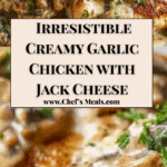 Creamy Garlic Chicken with Jack Cheese Recipe