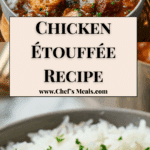 Remove the chicken thighs, chop them into bite-sized pieces, and return them to the skillet Recipe