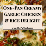 Creamy Garlic Chicken and Rice Recipe