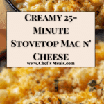 Creamy Homemade Stovetop Macaroni and Cheese Recipe