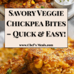 Veggie-Packed Chickpea Bites Recipe