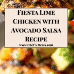 Fiesta Lime Chicken with Avocado Salsa Recipe