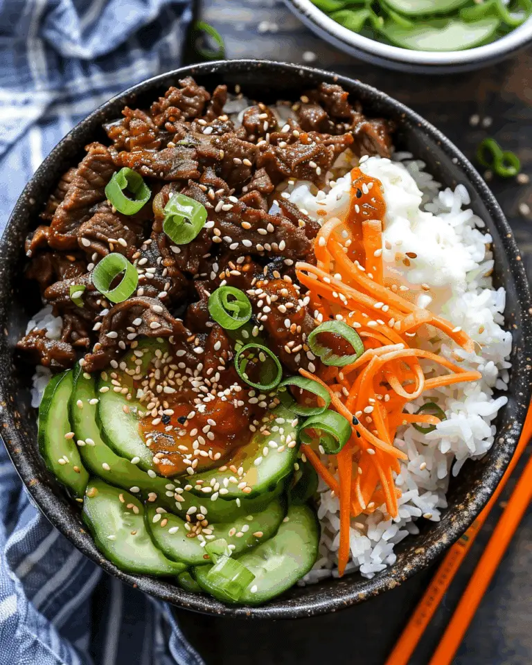 Korean-Inspired Ground Beef Bowls (Easy & Flavorful Weeknight Meal)