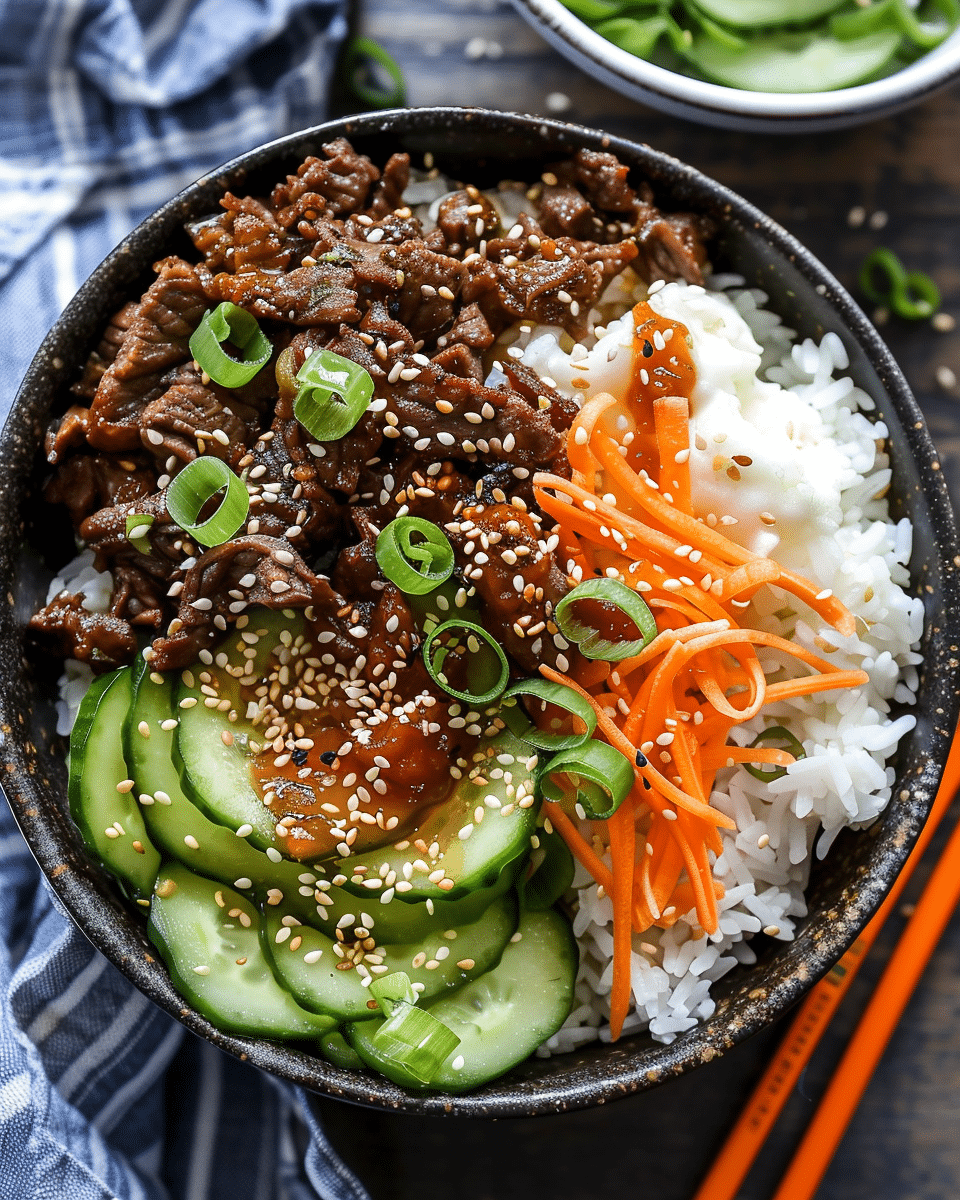 Korean-Inspired Ground Beef Bowls (Easy & Flavorful Weeknight Meal)