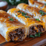 Cheesy Garlic Butter Beef Roll-Ups