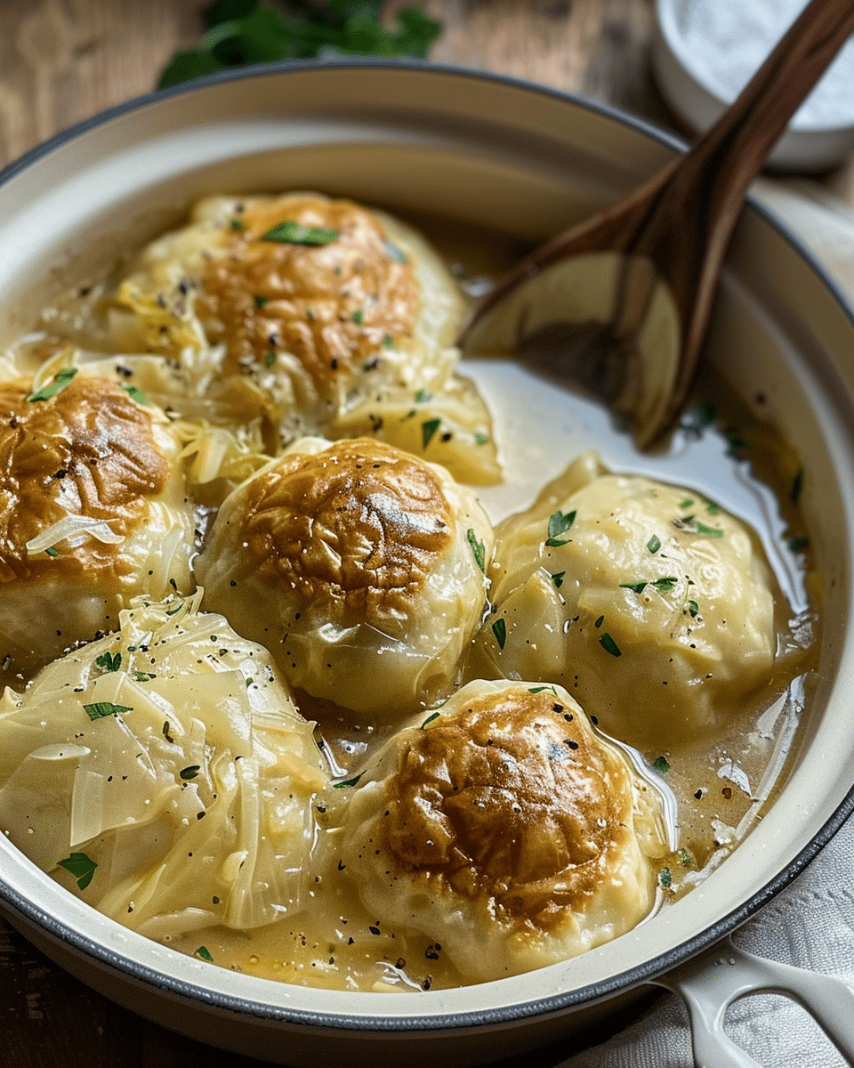 Cabbage and Parmesan Almond Flour Dumplings