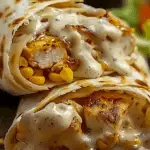 Creamy Chicken Spinach Wraps