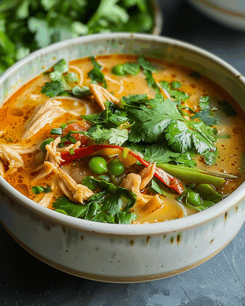Coconut Lime Chicken Soup