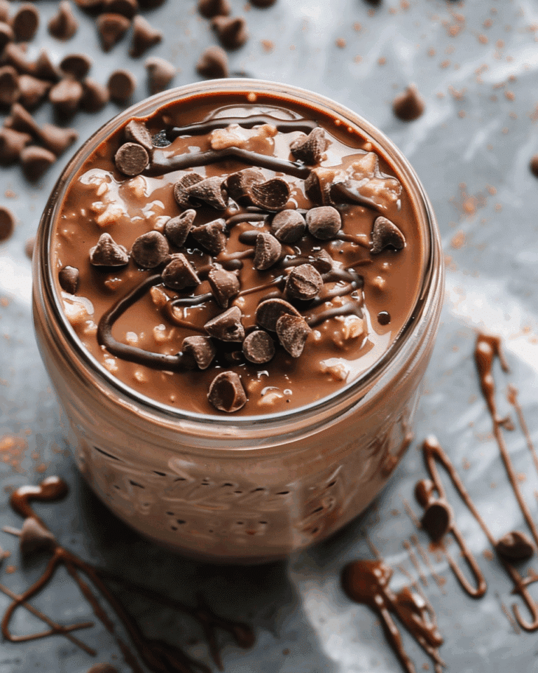 Brownie Batter Overnight Oats