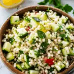 Lemon Cucumber Couscous Salad