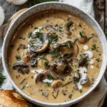 Creamy Hungarian Mushroom Soup