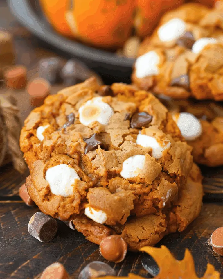 Pumpkin S’mores Cookies