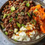 Spiced Sweet Potato & Ground Beef Power Bowls