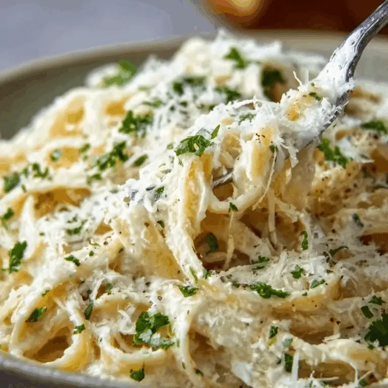 Creamy Garlic Parmesan Spaghetti Recipe