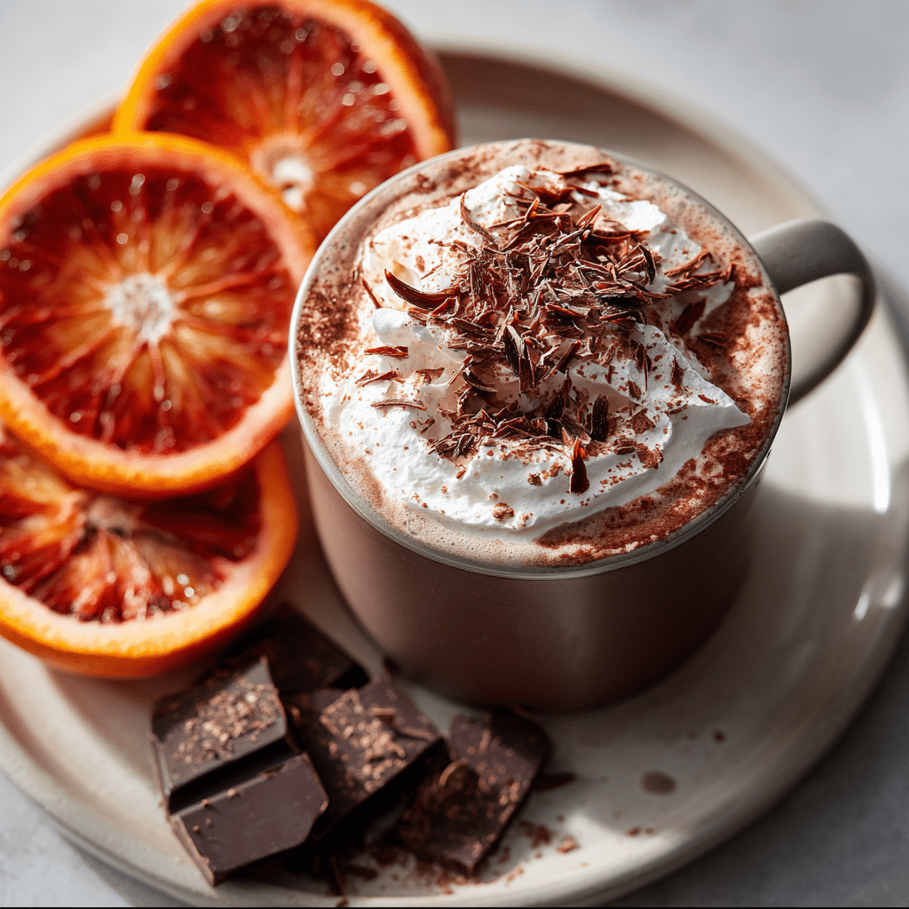 Orange Hot Chocolate Recipe - Recipe Image