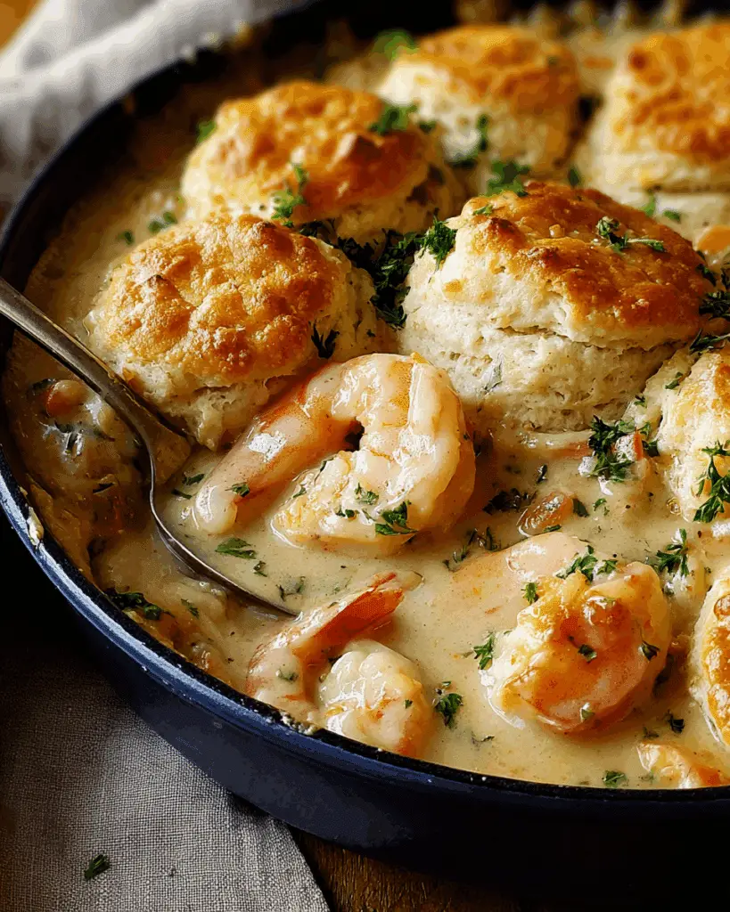 Cheddar Bay Biscuit Seafood Pot Pie Recipe