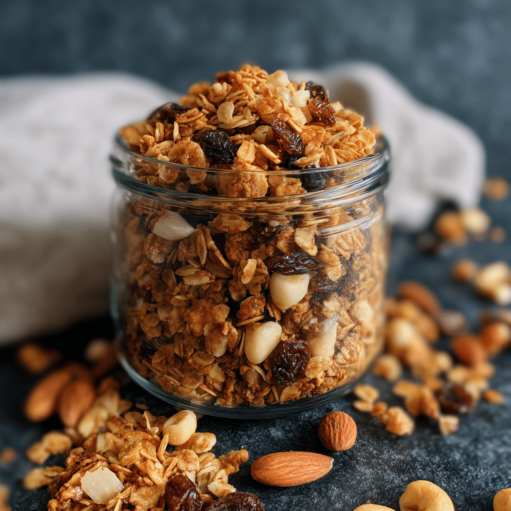 Homemade Maple Cinnamon Granola Recipe - Recipe Image