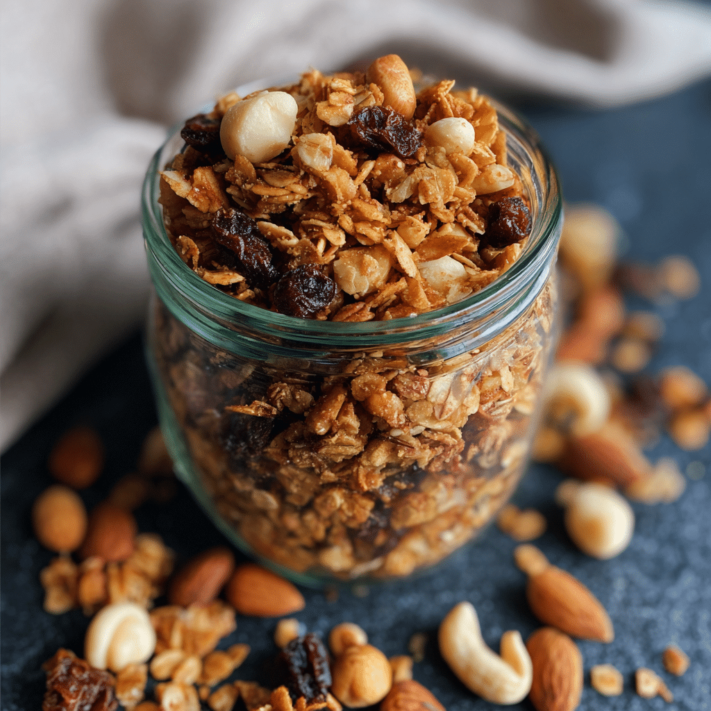 Homemade Maple Cinnamon Granola Recipe - Recipe Image