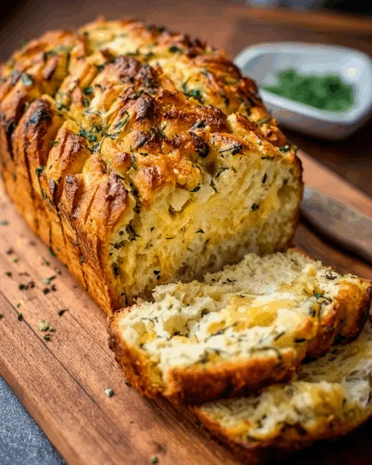 Cheese Herb Garlic Quick Bread Recipe