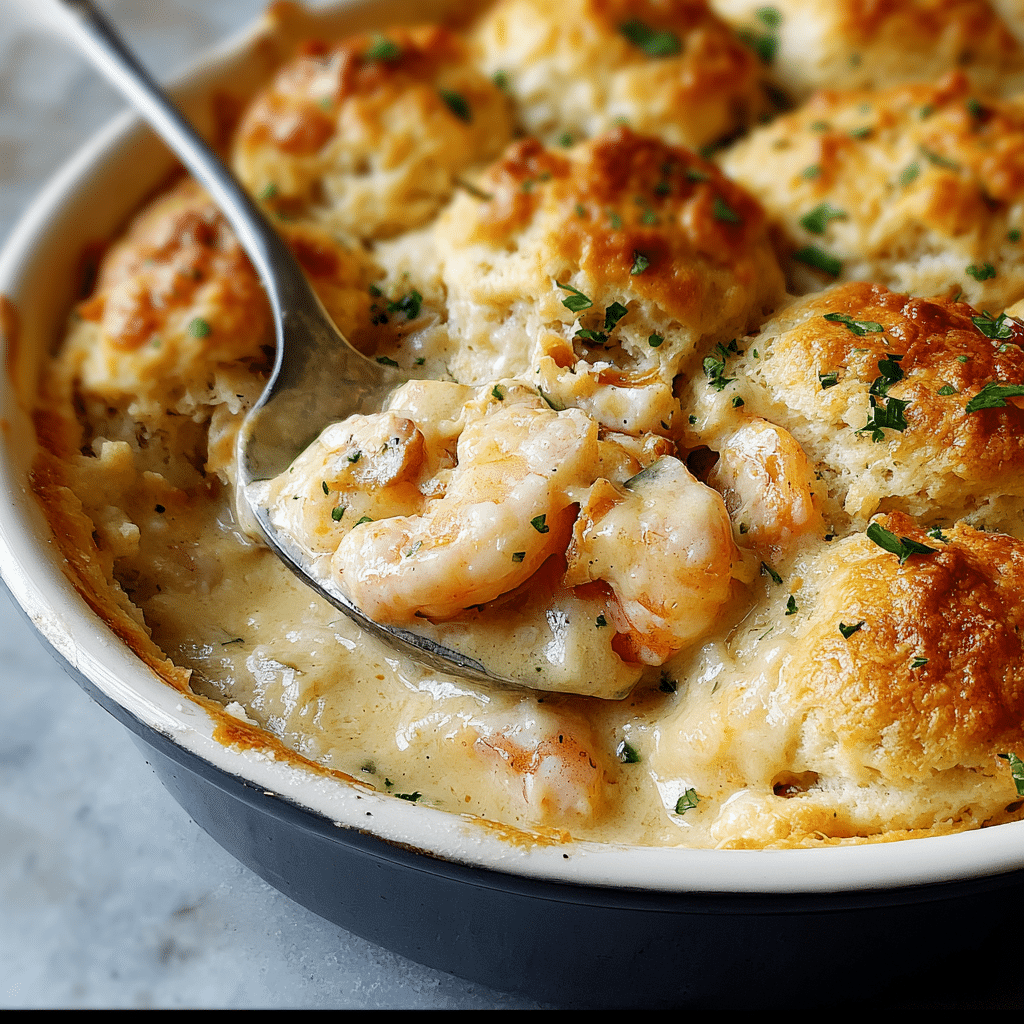 Cheddar Bay Biscuit Seafood Pot Pie Recipe - Recipe Image