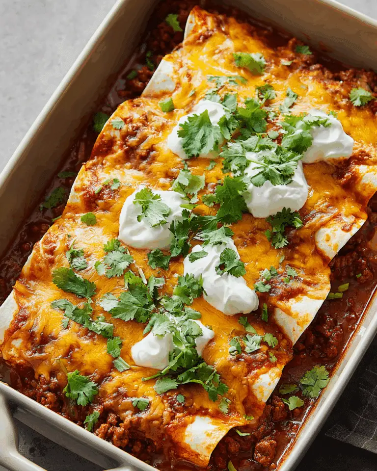 Ground Beef Enchiladas Recipe