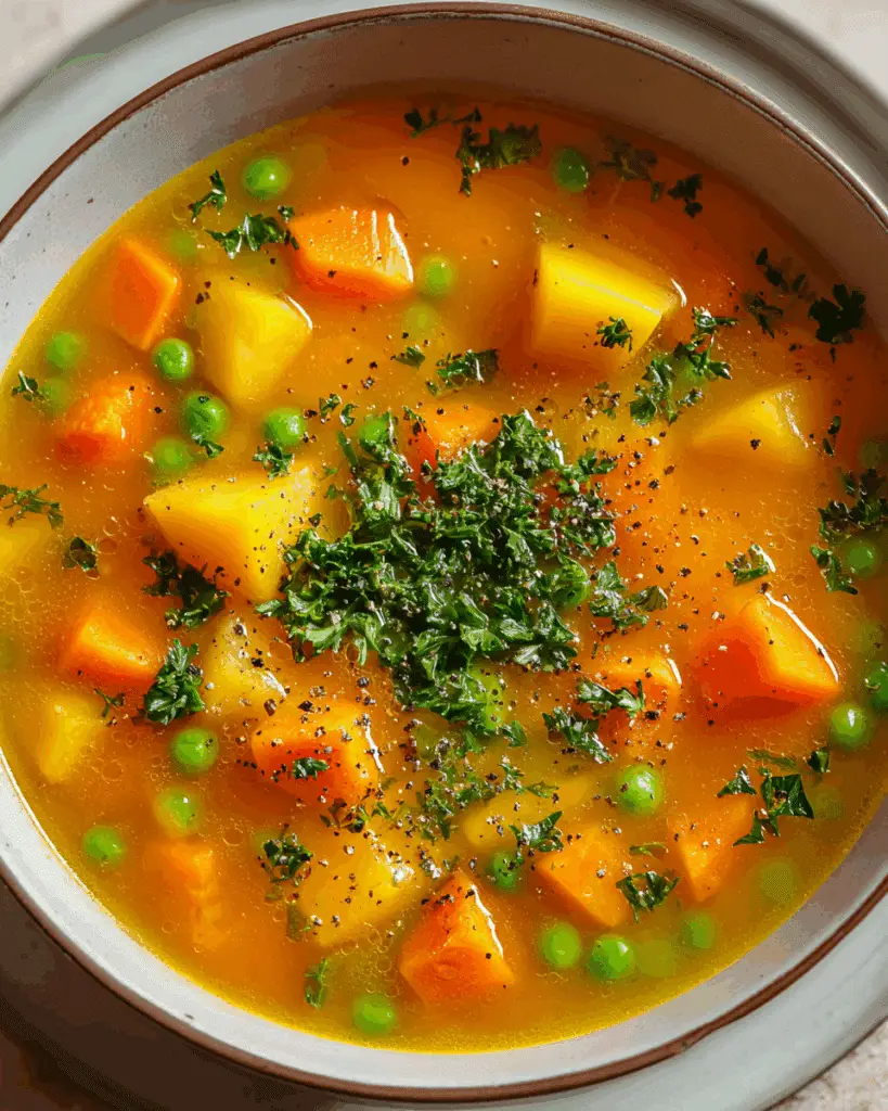 Easy & Hearty Vegetable Soup Recipe