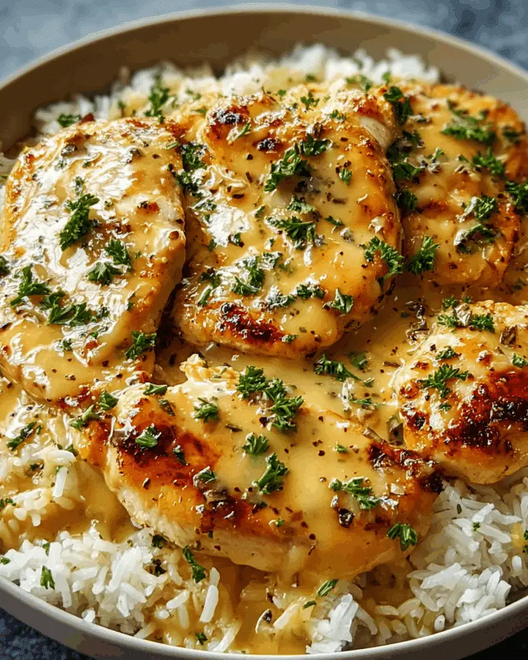 Creamy Garlic Chicken and Rice Recipe