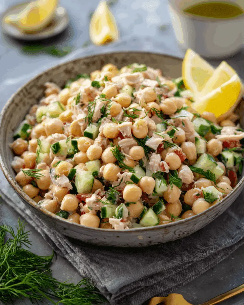 Tuna Garbanzo Bean Salad Recipe