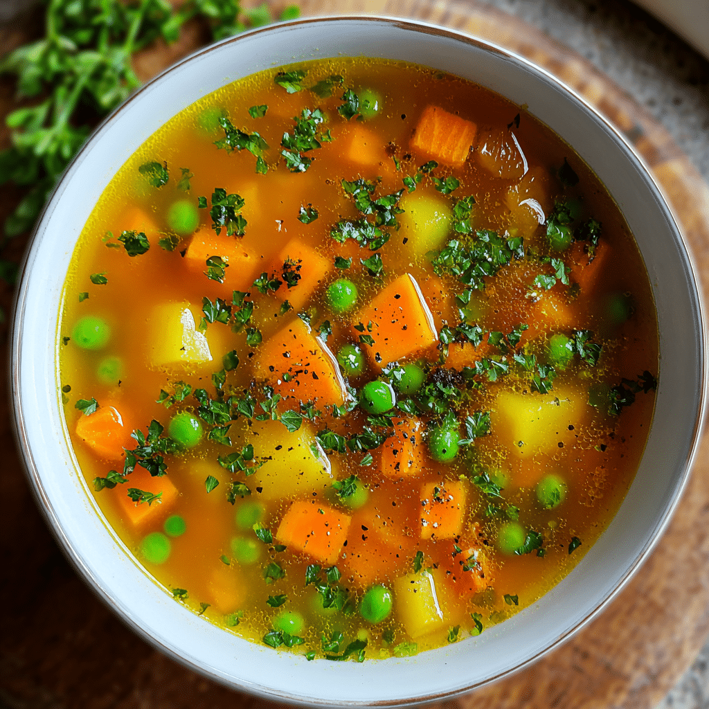 Easy & Hearty Vegetable Soup Recipe - Recipe Image