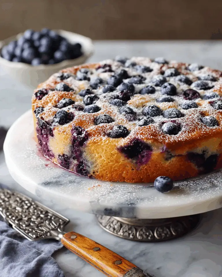 Blueberry Upside Down Cake Recipe